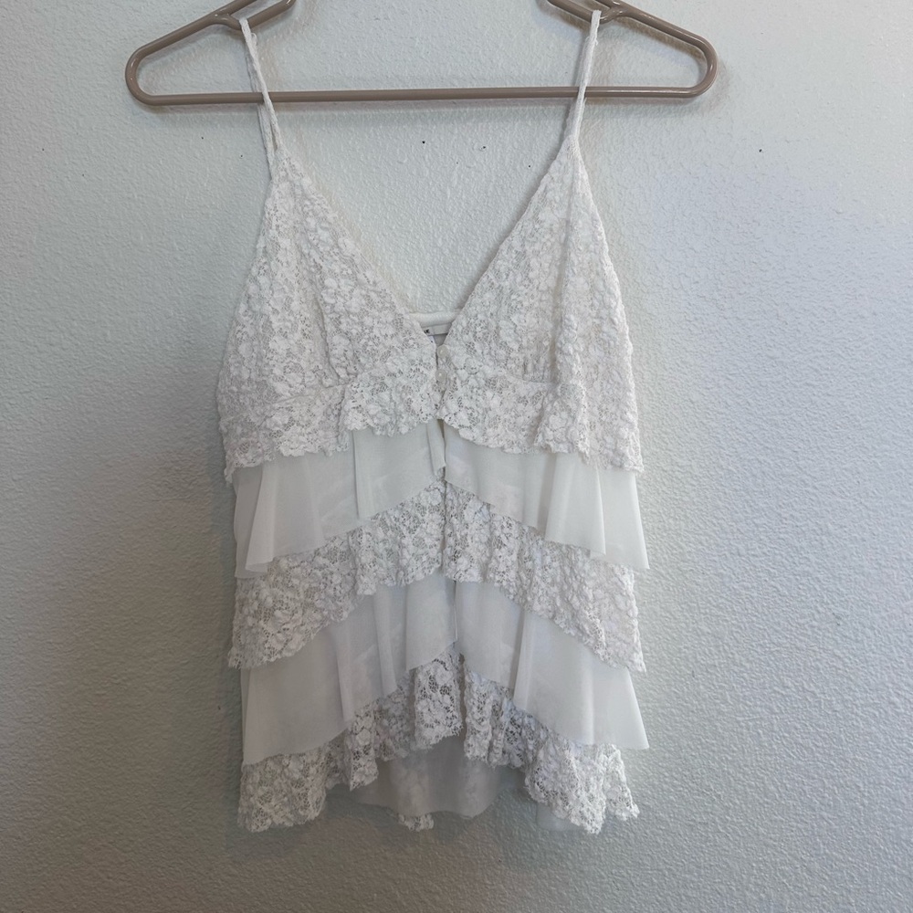 Kimchi Blue Ivory Lace Top